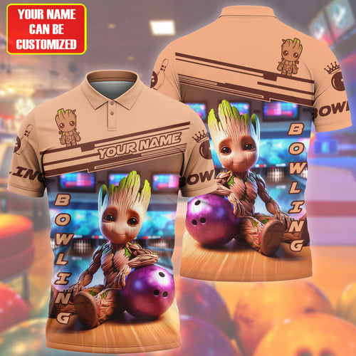 Personalized Name Gr Bowling All Over Printed Unisex Shirt QB070502