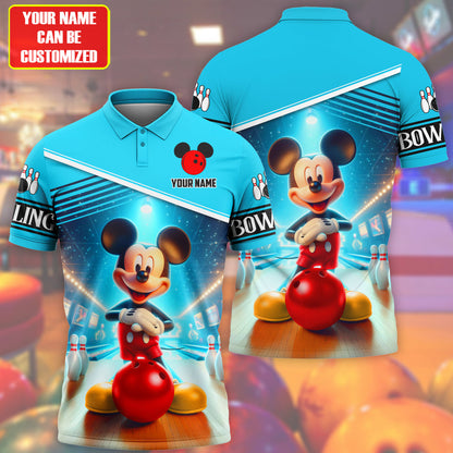 Personalized Name MK Bowling All Over Printed Unisex Shirt QB070602