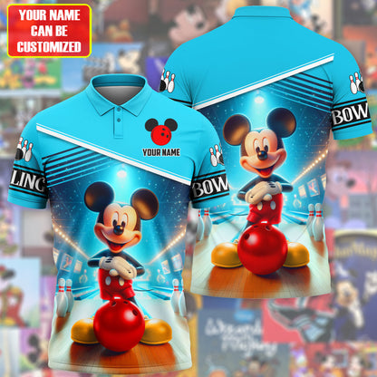 Personalized Name MK Bowling All Over Printed Unisex Shirt QB070602