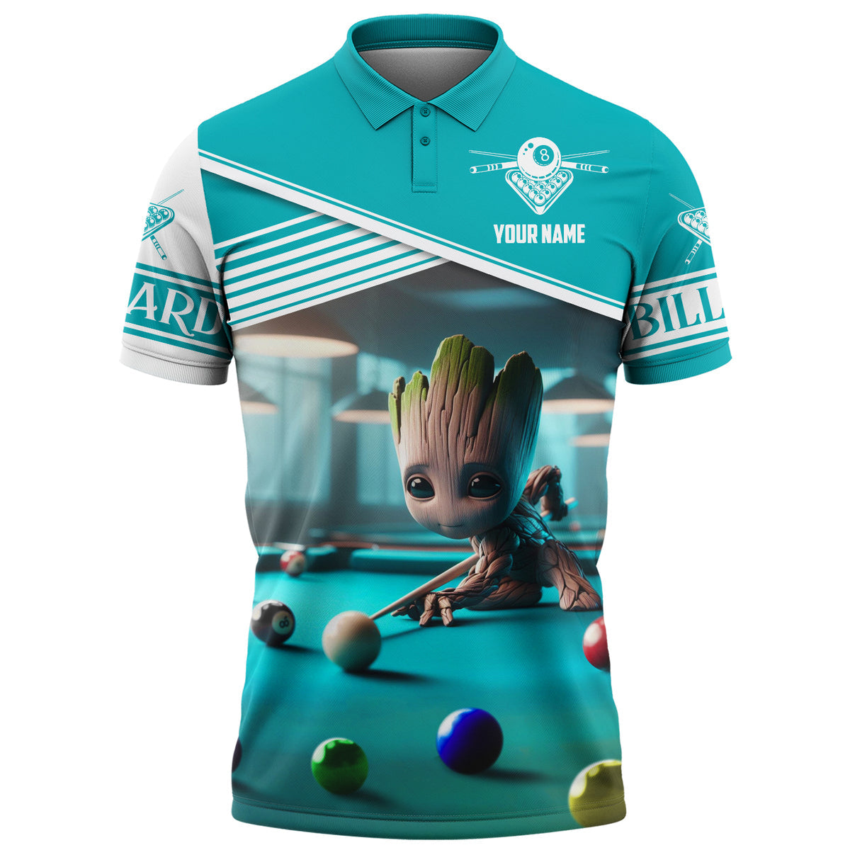 Personalized Name Gr Billiards All Over Printed Unisex Shirt QB080402