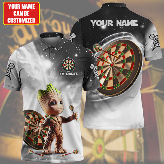 Personalized Name Gr Darts Silver Version All Over Printed Unisex Shirt QB080404