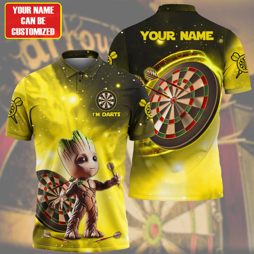 Personalized Name Gr Darts Yellow Version All Over Printed Unisex Shirt QB080404