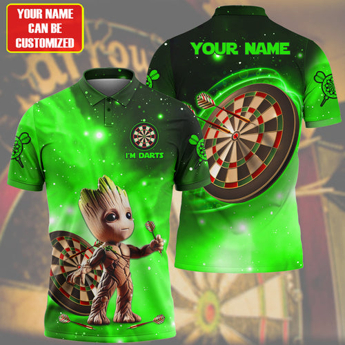 Personalized Name Gr Darts Green Version All Over Printed Unisex Shirt QB080404