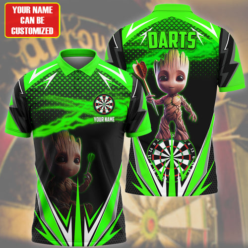 Personalized Name Gr Darts Green Version All Over Printed Unisex Shirt QB080405