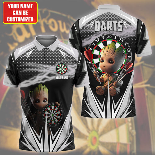 Personalized Name Gr Darts Silver Version All Over Printed Unisex Shirt QB080420