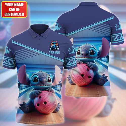 Personalized Name ST Bowling All Over Printed Unisex Shirt QB080501