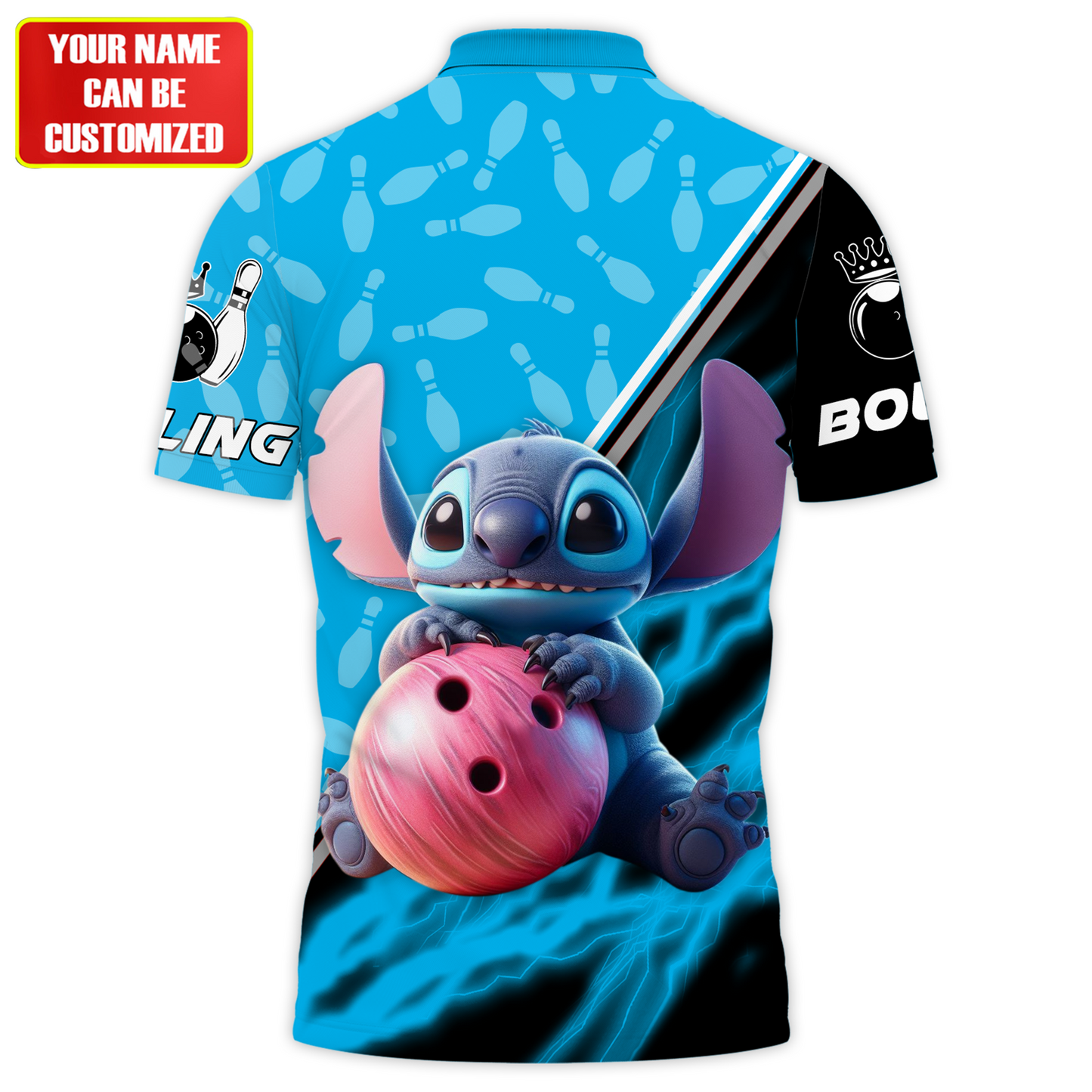 Personalized Name ST Bowling All Over Printed Unisex Shirt QB080502