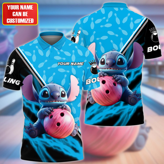 Personalized Name ST Bowling All Over Printed Unisex Shirt QB080502