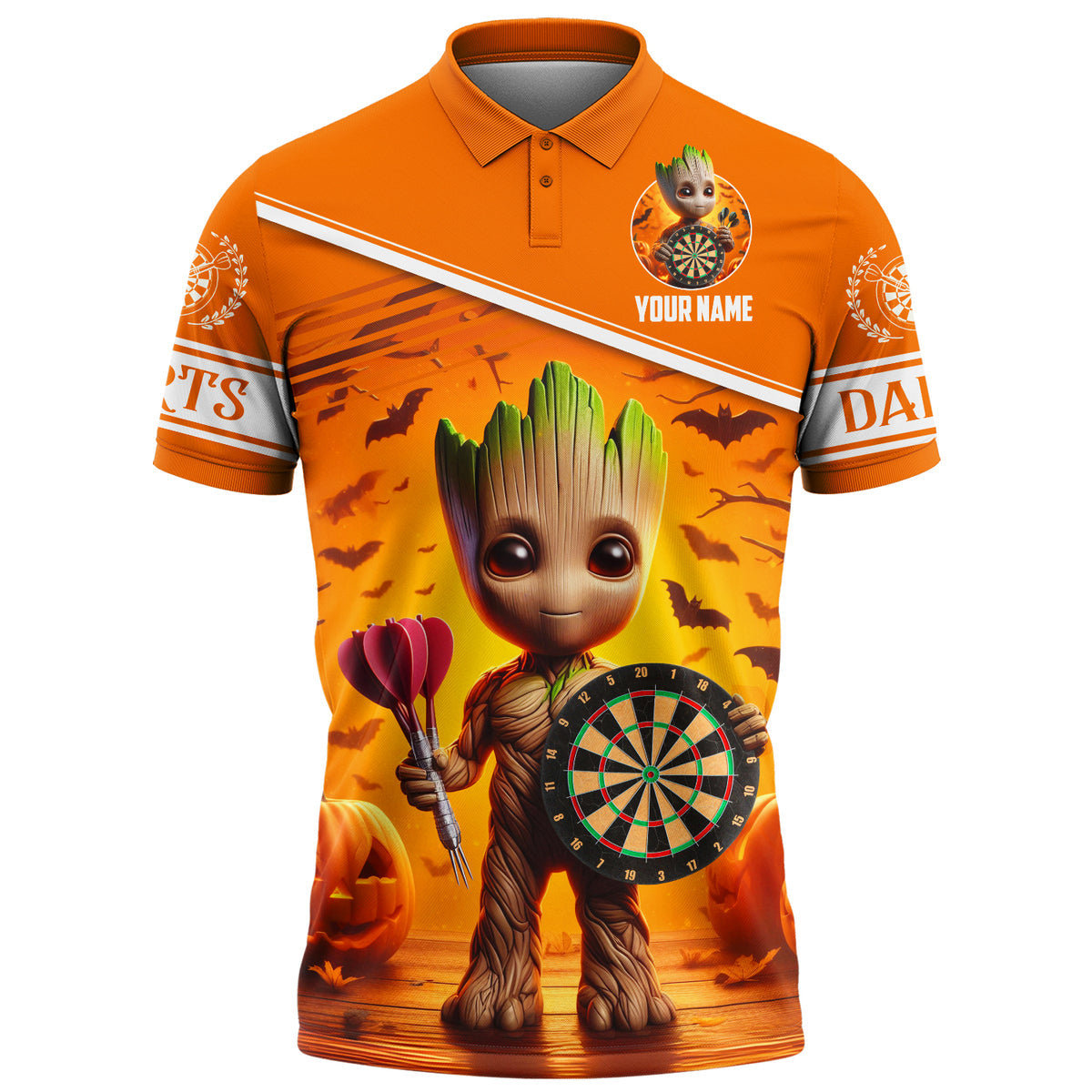 Personalized Gr Darts Halloween Version All Over Printed Unisex Shirt QB080502