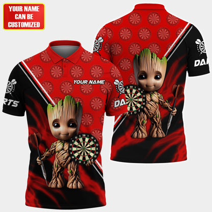 Personalized Name Gr Darts Red Version All Over Printed Unisex Shirt QB080503