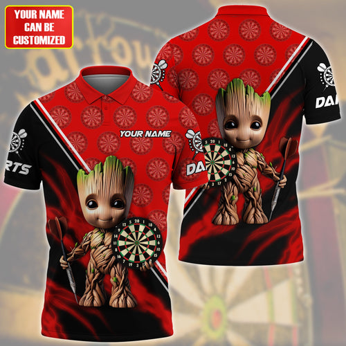 Personalized Name Gr Darts Red Version All Over Printed Unisex Shirt QB080503