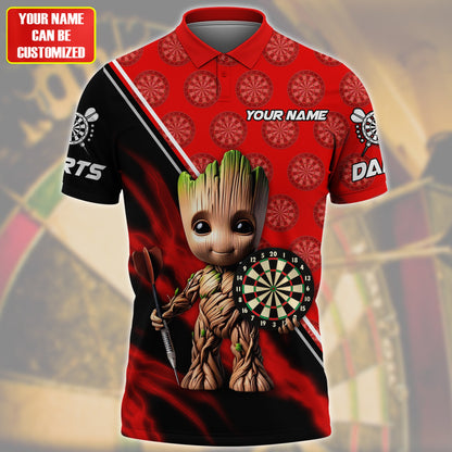 Personalized Name Gr Darts Red Version All Over Printed Unisex Shirt QB080503