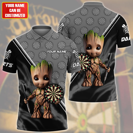 Personalized Name Gr Darts Sliver Version All Over Printed Unisex Shirt QB080503