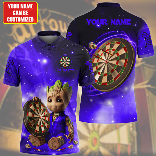 Personalized Name Gr Darts Blue Version All Over Printed Unisex Shirt QB080504