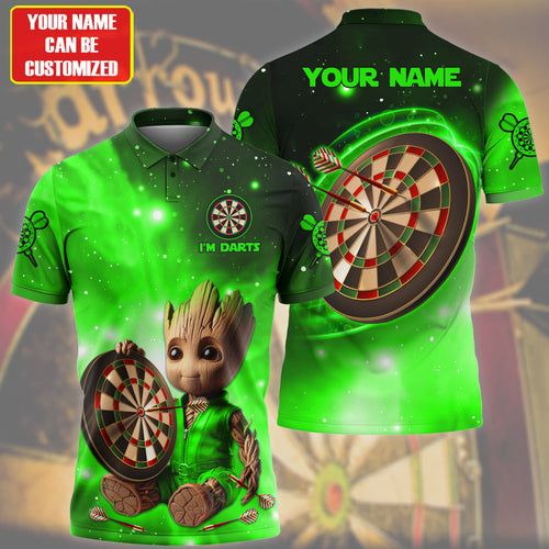 Personalized Name Gr Darts Green Version All Over Printed Unisex Shirt QB080504