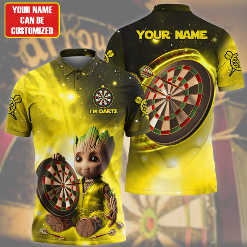 Personalized Name Gr Darts Yellow Version All Over Printed Unisex Shirt QB080504
