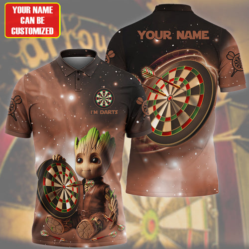 Personalized Name Gr Darts Brown Version All Over Printed Unisex Shirt QB080504