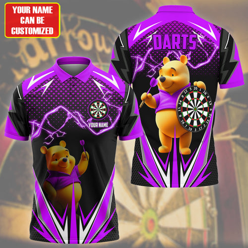 Personalized Name WTP Darts Purple Version All Over Printed Unisex Shirt QB080603