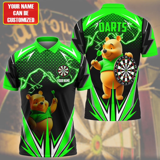 Personalized Name WTP Darts Green Version All Over Printed Unisex Shirt QB080603
