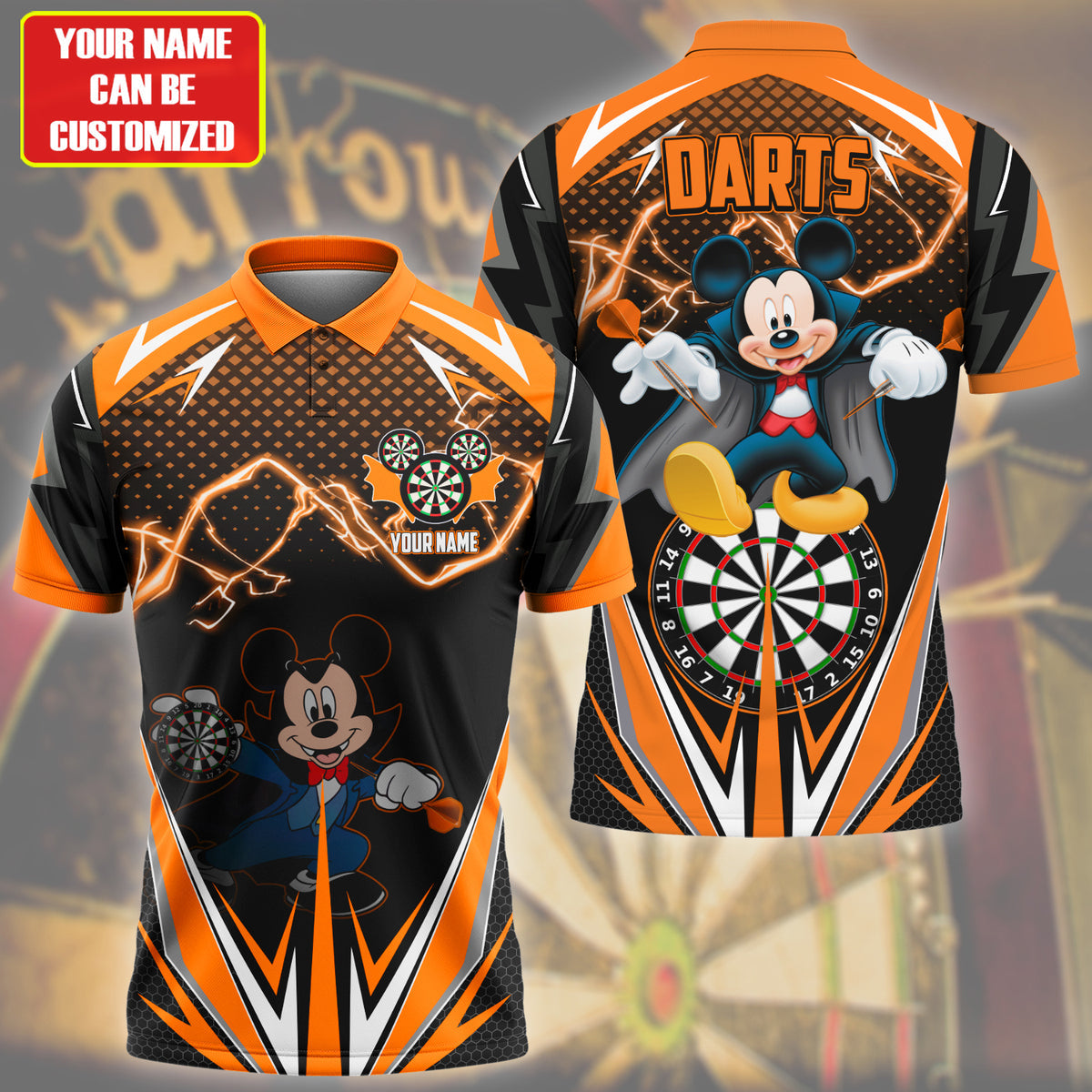 Personalized MK Darts Halloween Version All Over Printed Unisex Shirt QB080801