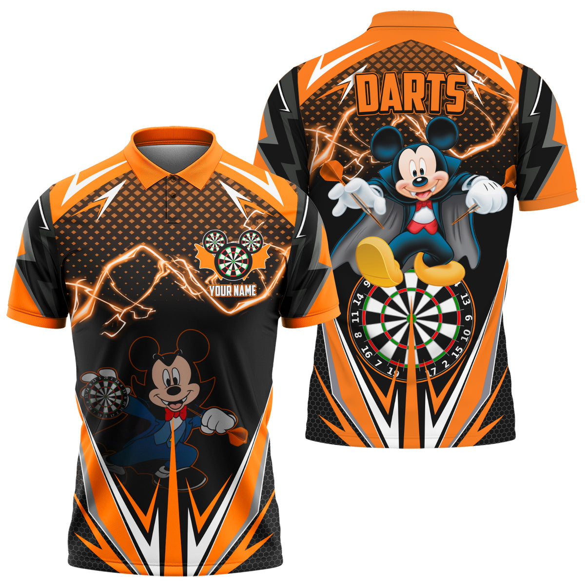 Personalized MK Darts Halloween Version All Over Printed Unisex Shirt QB080801