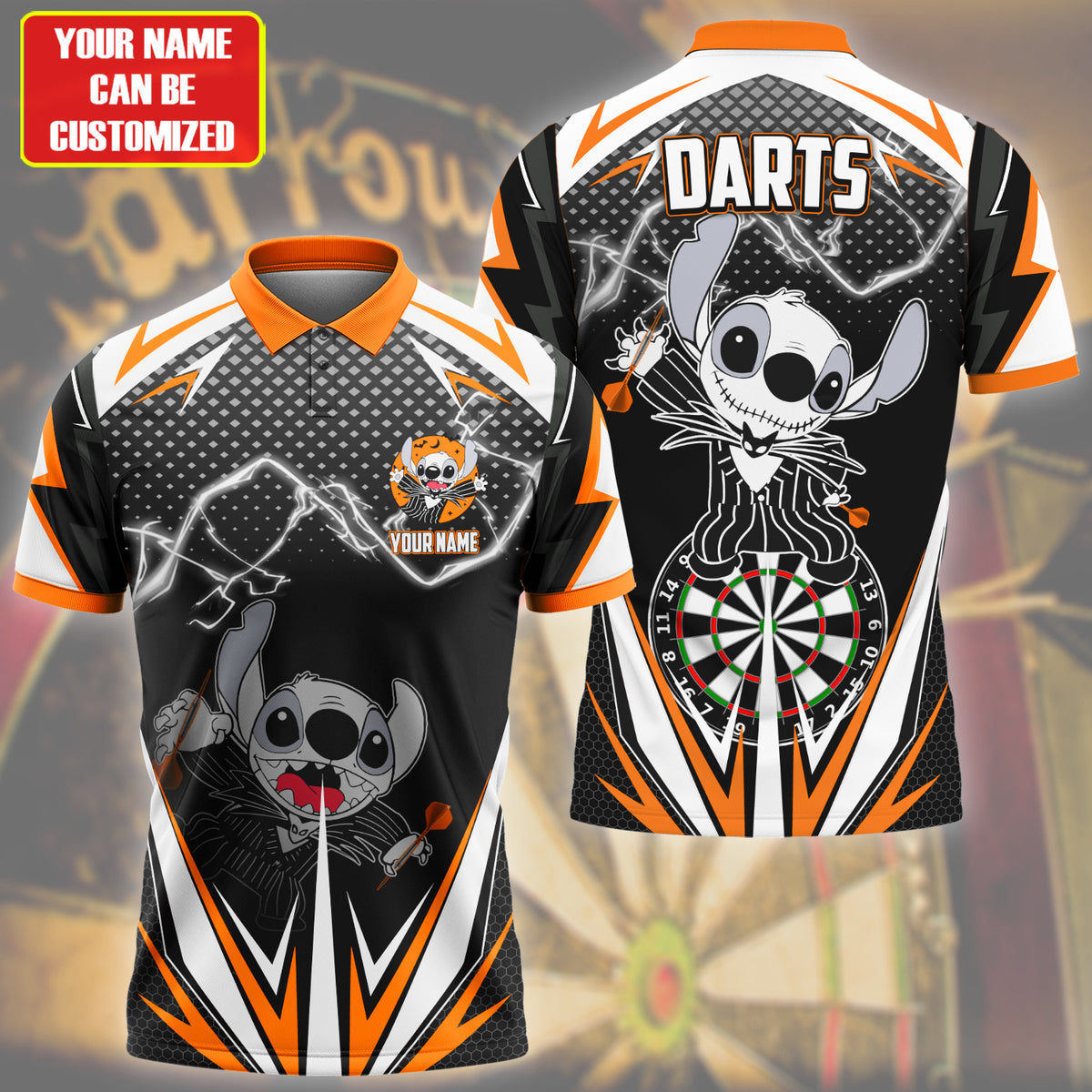 Personalized ST Darts Halloween Version All Over Printed Unisex Shirt QB080802