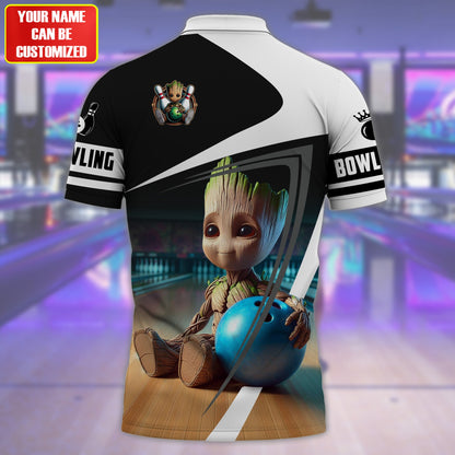 Personalized Name Gr Bowling All Over Printed Unisex Shirt QB090401