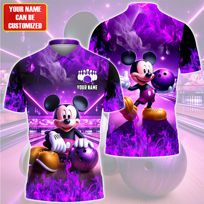 Personalized Name MK Bowling All Over Printed Unisex Shirt QB100504