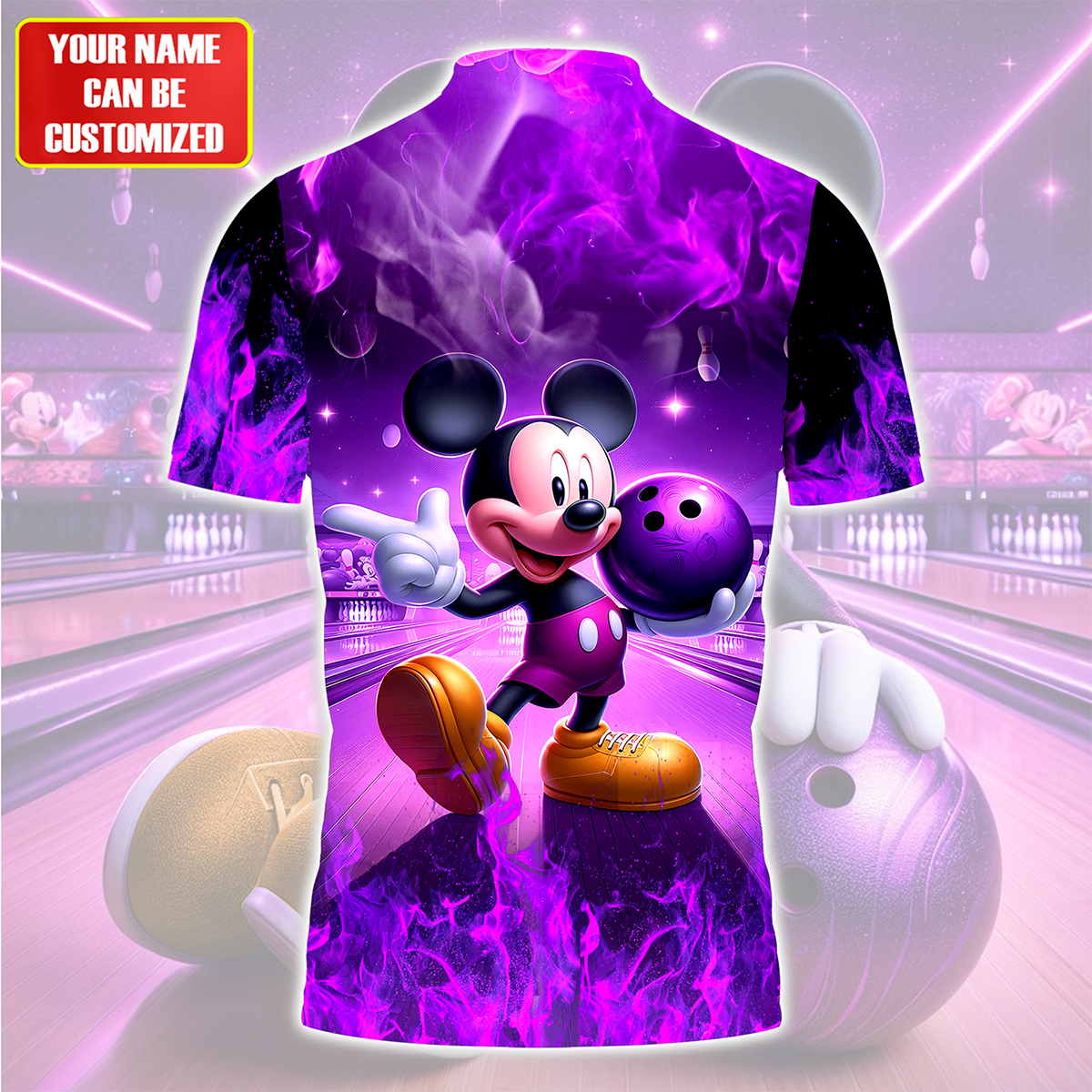 Personalized Name MK Bowling All Over Printed Unisex Shirt QB100504