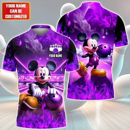 Personalized Name MK Bowling All Over Printed Unisex Shirt QB100504