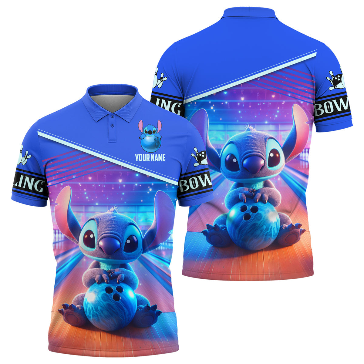 Personalized Name ST Bowling All Over Printed Unisex Shirt QB100506