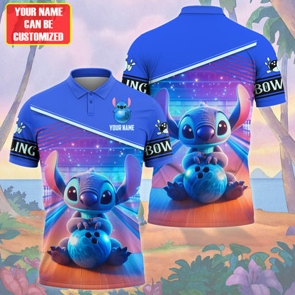 Personalized Name ST Bowling All Over Printed Unisex Shirt QB100506