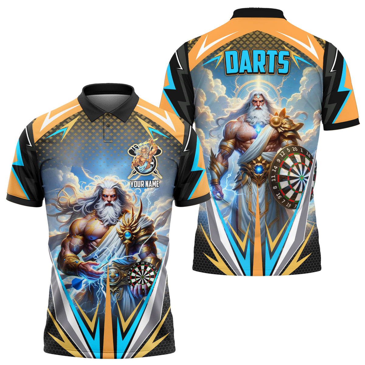 Personalized Zeus Darts All Over Printed Unisex Shirt