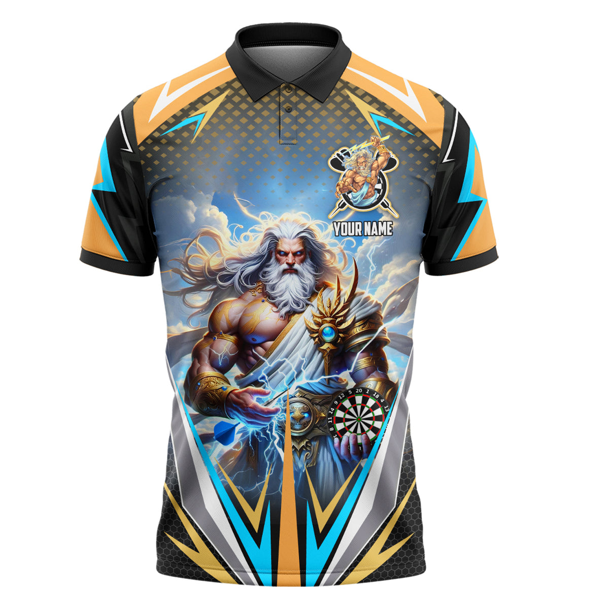 Personalized Zeus Darts All Over Printed Unisex Shirt