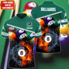 Personalized Name Billiards All Over Printed Unisex Shirt QB120602