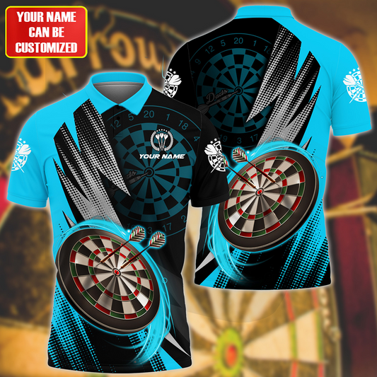 Personalized Name Darts Teal Version All Over Printed Unisex Shirt QB120606