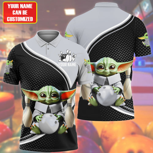 Personalized Name YD Bowling Silver Version All Over Printed Unisex Shirt QB120607