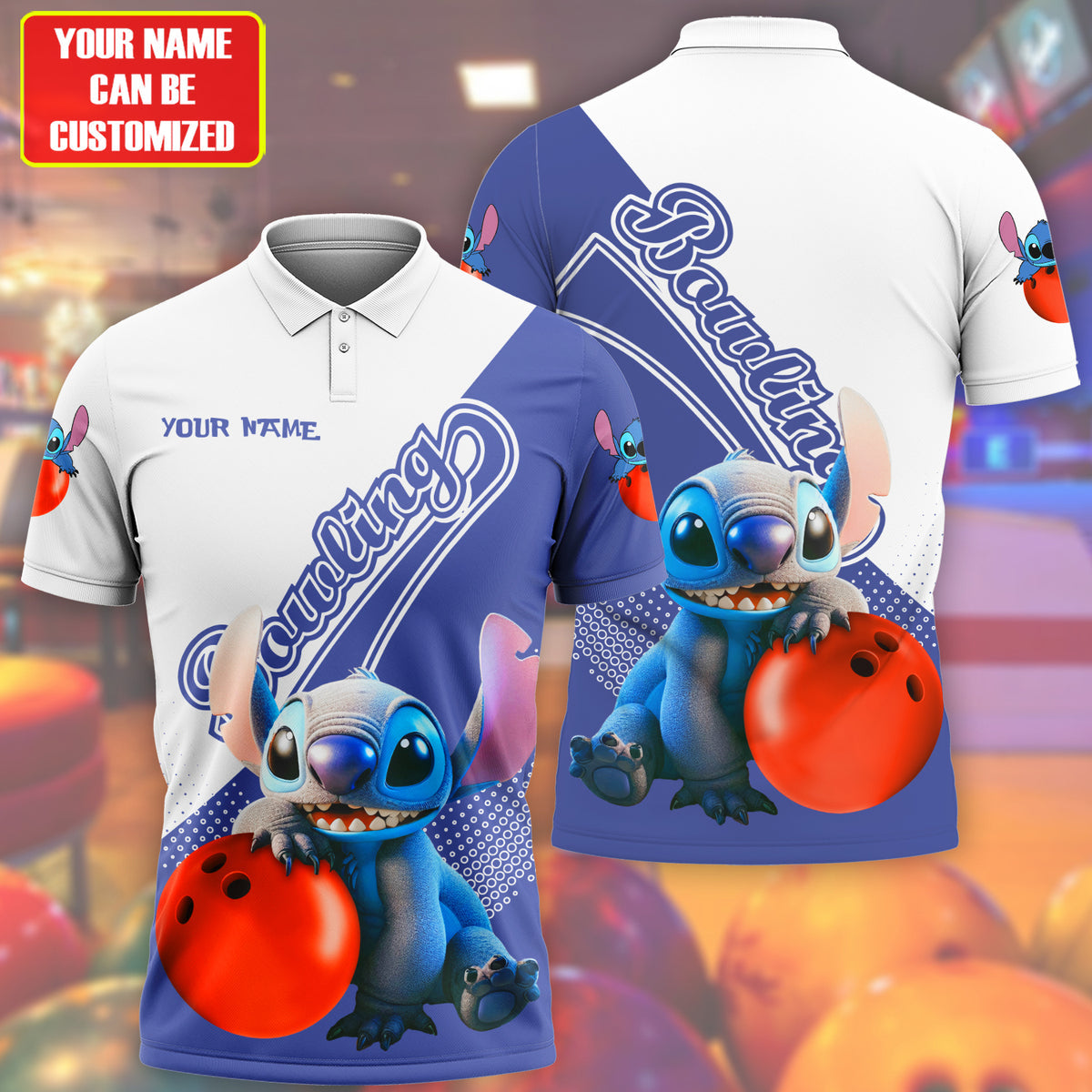 Personalized Name ST Bowling All Over Printed Unisex Shirt QB120609