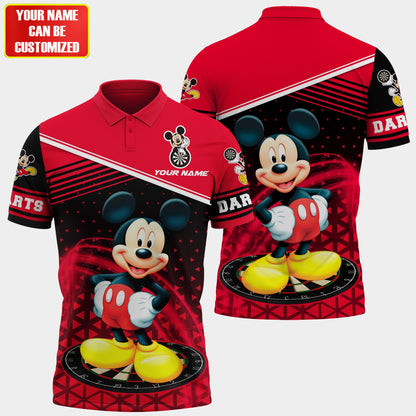 Personalized Name MK Darts All Over Printed Unisex Shirt QB130403