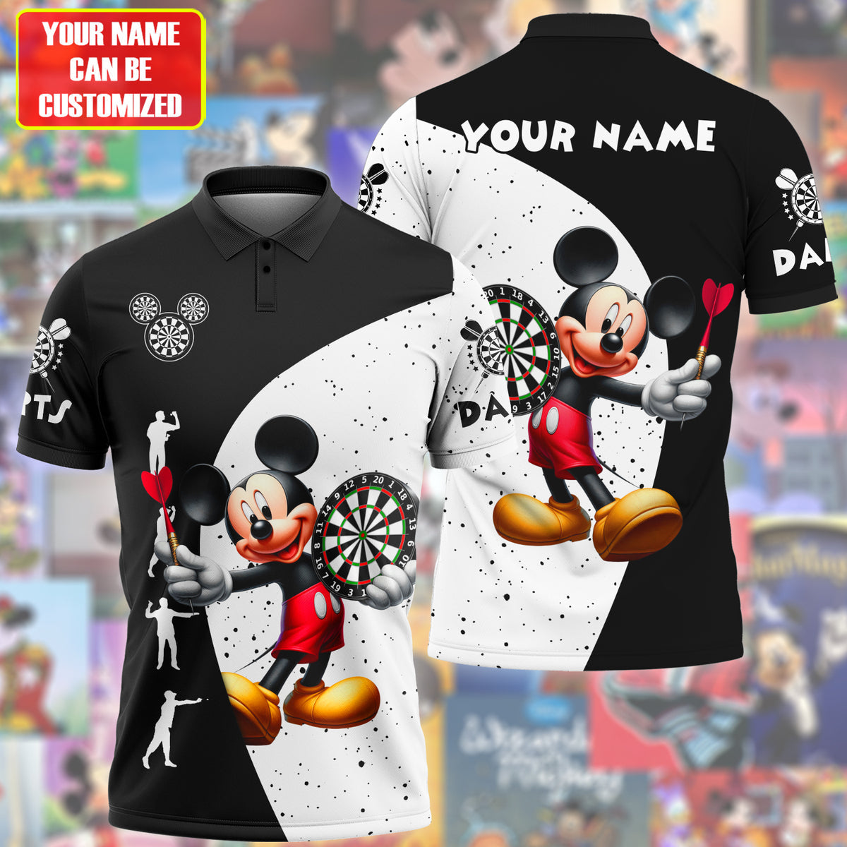 Personalized MK Darts Version All Over Printed Unisex Shirt QB130604