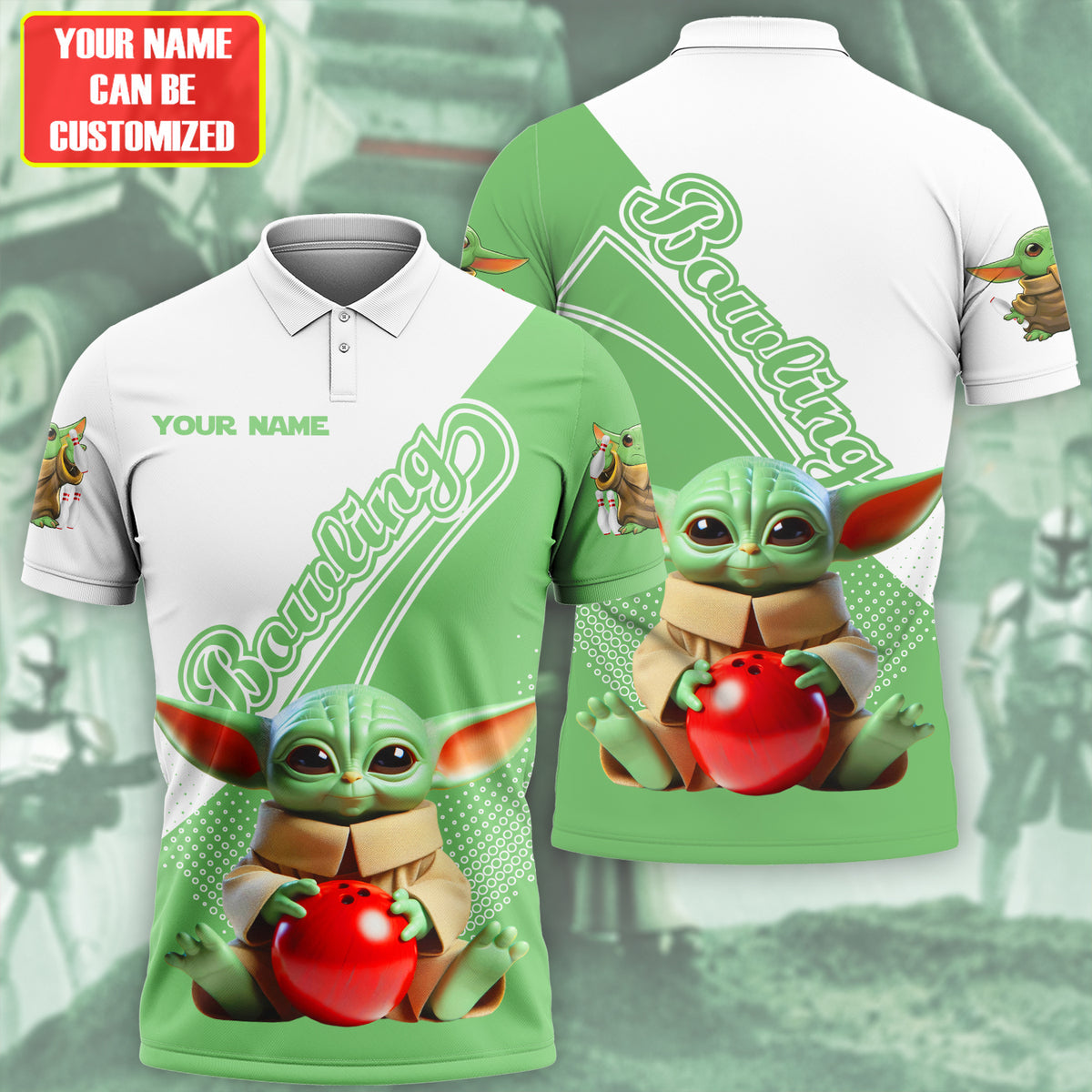 Personalized Name Gr Bowling All Over Printed Unisex Shirt QB130605