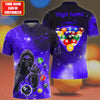 Personalized Billiards Skull Blue Version All Over Printed Unisex Shirt QB130609