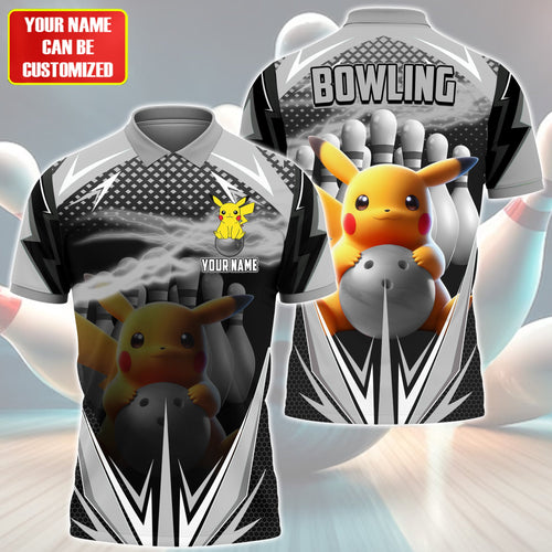 Personalized Name PK Bowling Silver Version All Over Printed Unisex Shirt QB140506