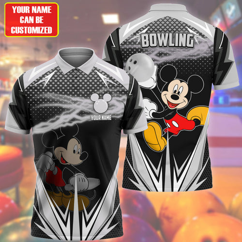 Personalized Name MK Bowling Silver Version All Over Printed Unisex Shirt QB150402