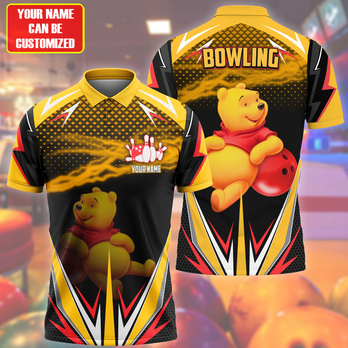 Personalized Name WTP Bowling All Over Printed Unisex Shirt QB150410
