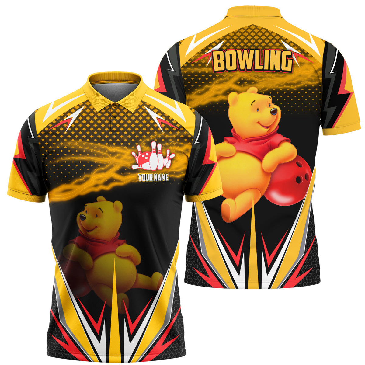 Personalized Name WTP Bowling All Over Printed Unisex Shirt QB150410