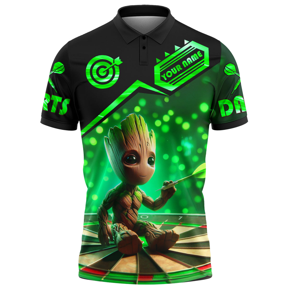 Personalized Name Gr Darts All Over Printed Unisex Shirt QB160501