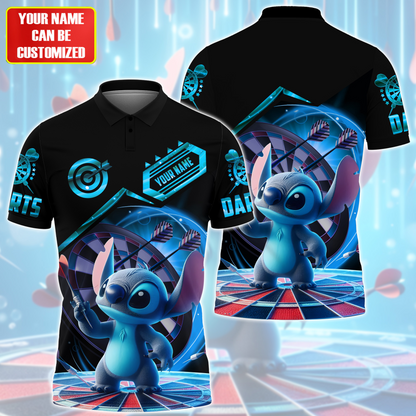 Personalized Name ST Darts All Over Printed Unisex Shirt QB160502