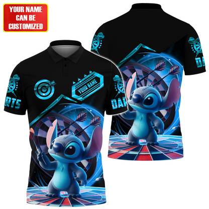 Personalized Name ST Darts All Over Printed Unisex Shirt QB160502