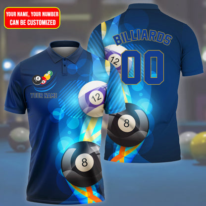 Personalized Name  Billiards All Over Printed Unisex Shirt QB170602